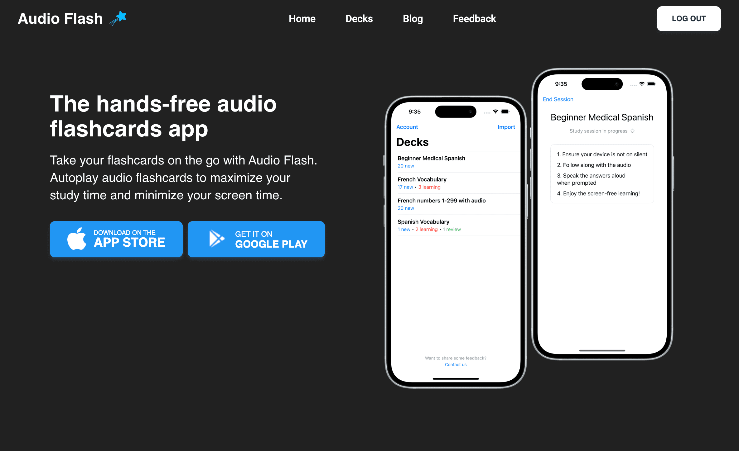Audio Flash — project by Tim Cronshaw